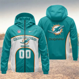 Limited Edition – Customized NFL Miami Dolphins Windbreaker Jacket