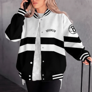 Limited Edition – Customized NBA Brooklyn Nets Baseball Jacket, Varsity Jacket