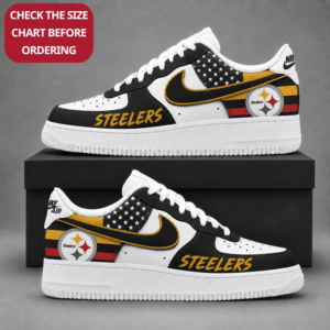 Limited Edition – Customized NFL Pittsburgh Steelers Air Force 1 Shoes