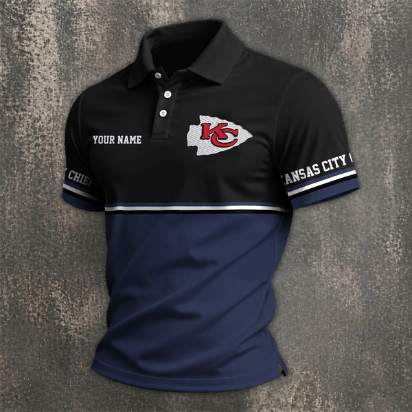 Limited Edition – Customized NFL Kansas City Chiefs Polo Shirt - Image 2