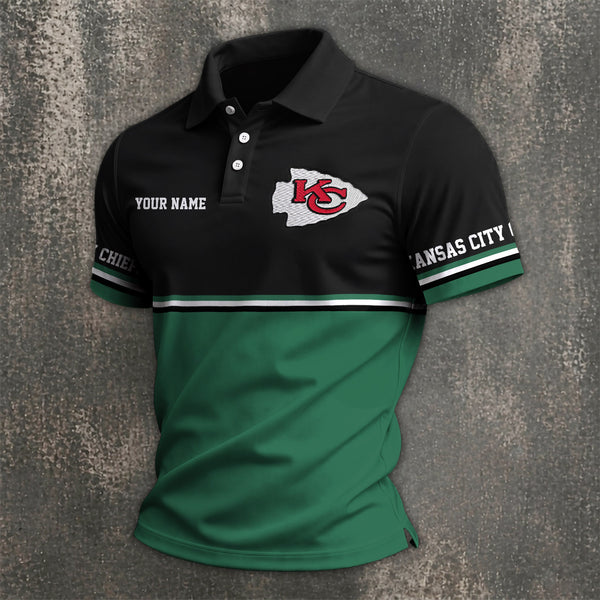Limited Edition – Customized NFL Kansas City Chiefs Polo Shirt - Image 4