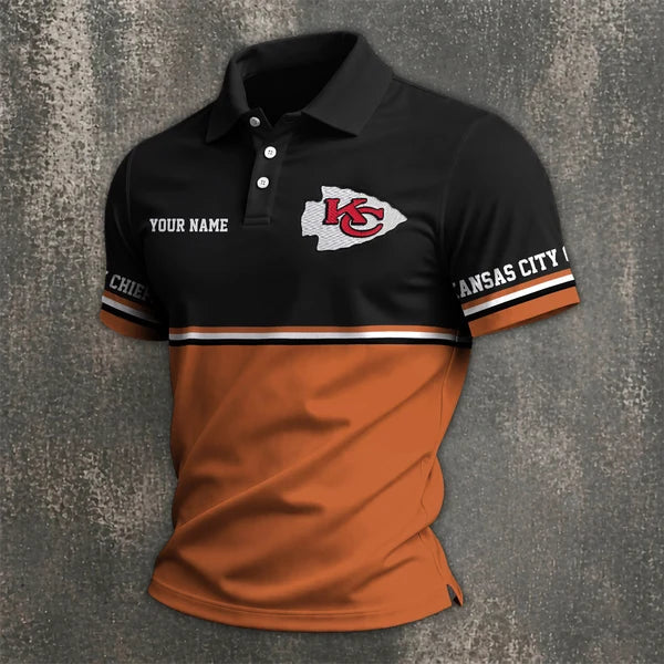 Limited Edition – Customized NFL Kansas City Chiefs Polo Shirt - Image 5