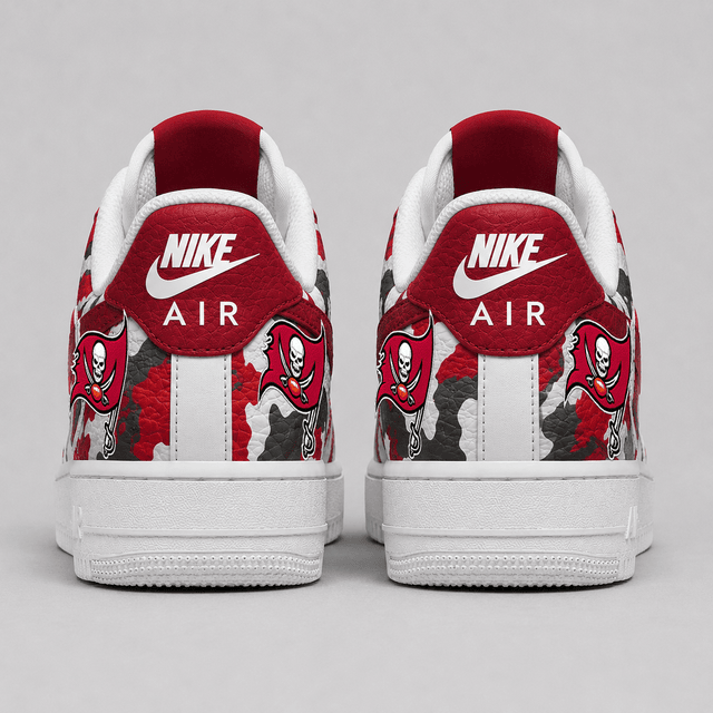 Limited Edition – Customized NFL Tampa Bay Buccaneers Air Force 1 Shoes - Image 3
