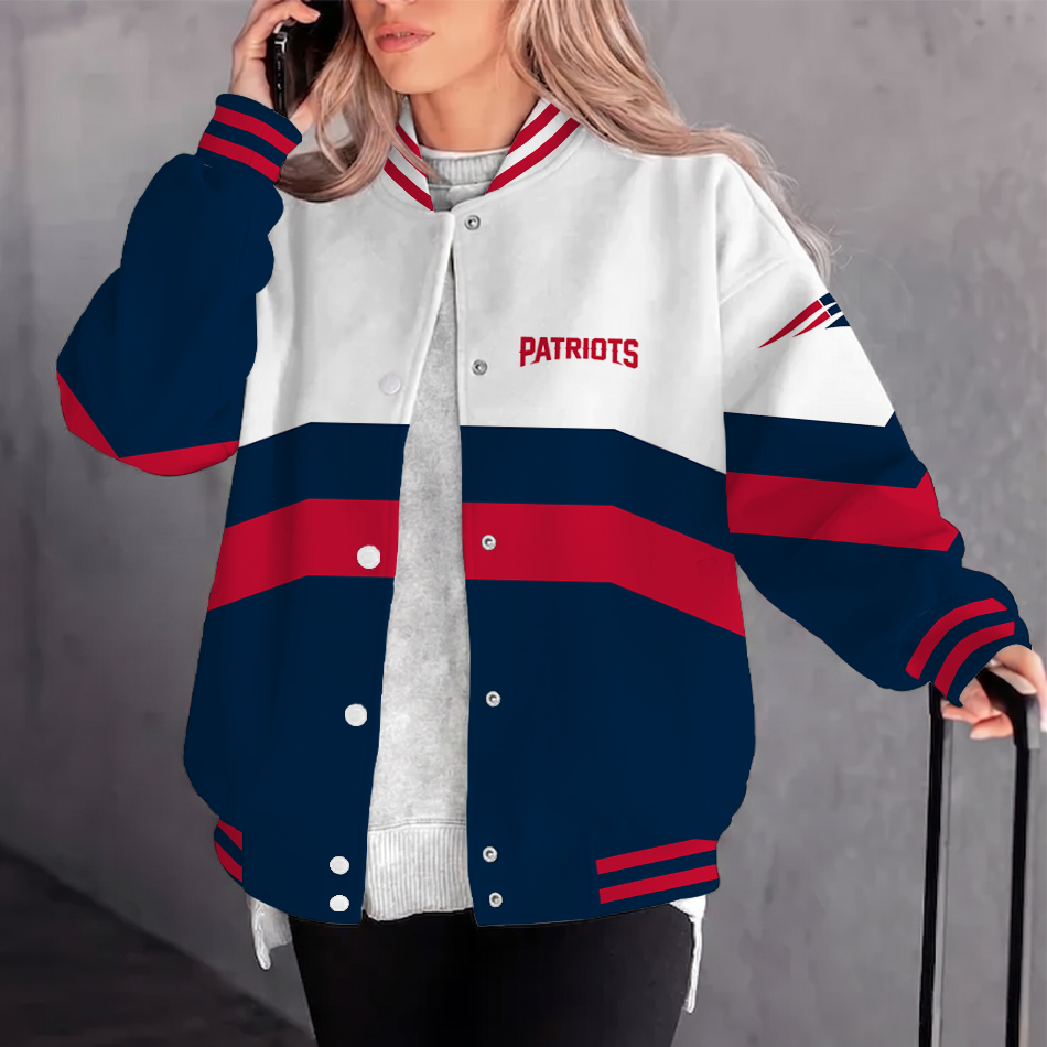 Limited Edition – Customized NFL New England Patriots Varsity Jacket & Baseball Jacket