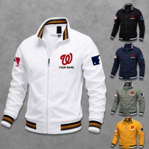 Limited Edition – Customized MLB Washington Nationals Multicolor Men’s Casual Jacket