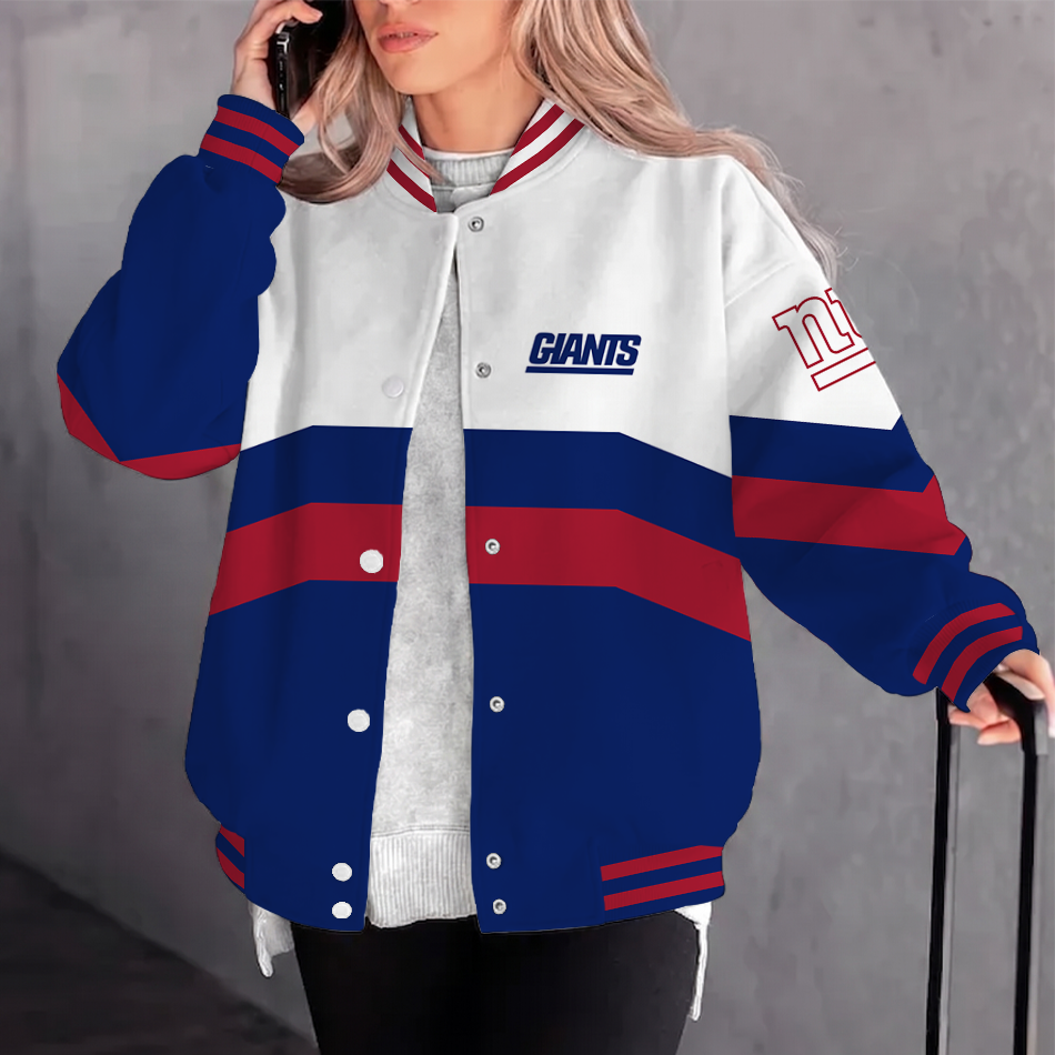 Limited Edition – Customized NFL New York Giants Varsity Jacket & Baseball Jacket