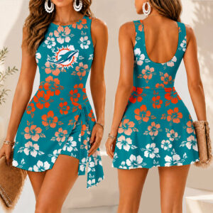 Limited Edition – Customized NFL Miami Dolphins Women’s Summer Skort Dress