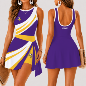 Limited Edition – Customized NFL Minnesota Vikings Women’s Summer Skort Dress