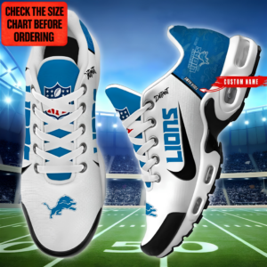 Limited Edition – Customized NFL Detroit Lions Air Max Plus Sneakers