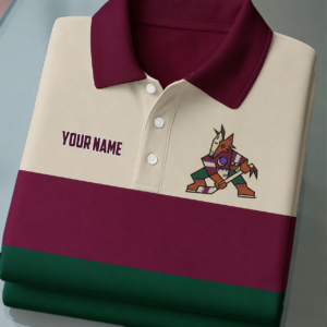 Limited Edition – Customized Nhl Arizona Coyotes Polo Shirt