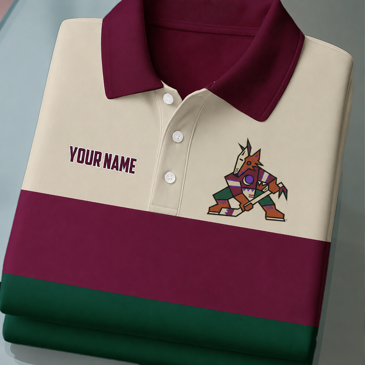Limited Edition – Customized Nhl Arizona Coyotes Polo Shirt