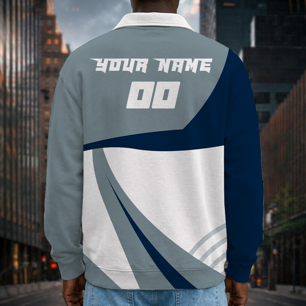 Limited Edition – Customized NFL Dallas Cowboys Long Sleeve Polo Shirt - Image 2