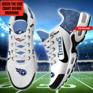 Limited Edition – Customized NFL Tennessee Titans Air Max Plus Sneakers