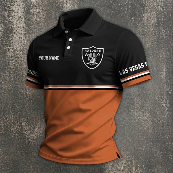 Limited Edition – Customized NFL Las Vegas Raiders Polo Shirt - Image 4