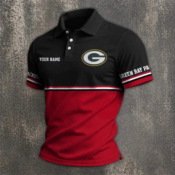 Limited Edition – Customized NFL Green Bay Packers Polo Shirt - Image 2