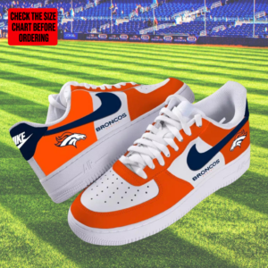 Limited Edition – Customized NFL Denver Broncos Air Force 1 Shoes