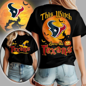 Limited Edition – Customized NFL Houston Texans Halloween T-Shirt