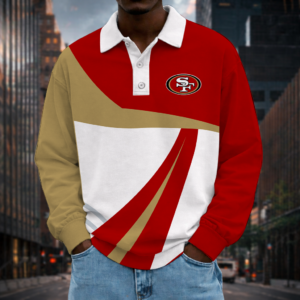 Limited Edition – Customized NFL San Francisco 49Ers Long Sleeve Polo Shirt
