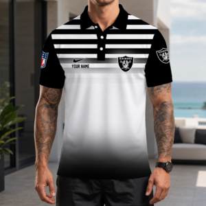 Limited Edition – Customized NFL Las Vegas Raiders Polo Shirt