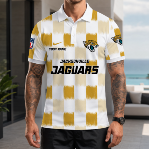 Limited Edition – Customized NFL Jacksonville Jaguars Polo Shirt
