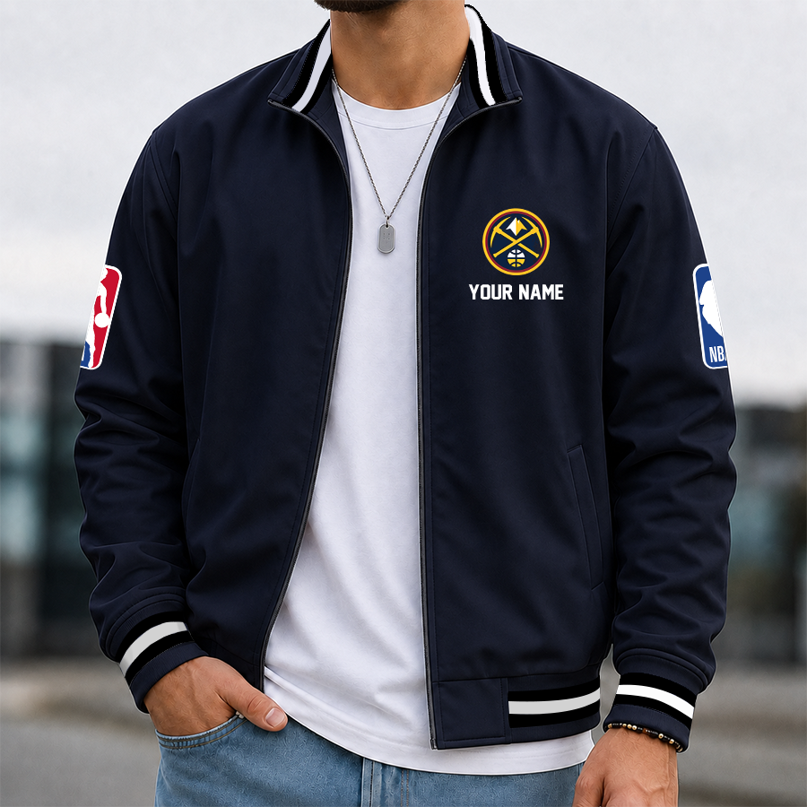 Limited Edition – Customized NBA Denver Nuggets Multicolor Men’s Casual Jacket - Image 2