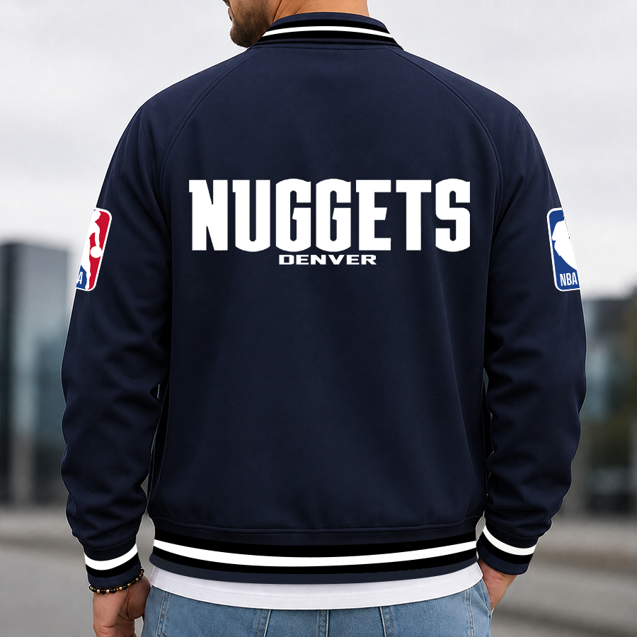 Limited Edition – Customized NBA Denver Nuggets Multicolor Men’s Casual Jacket - Image 3