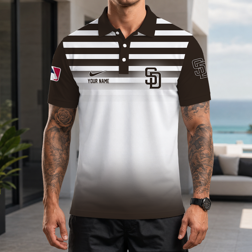 Limited Edition – Customized MLB San Diego Padres Polo Shirt