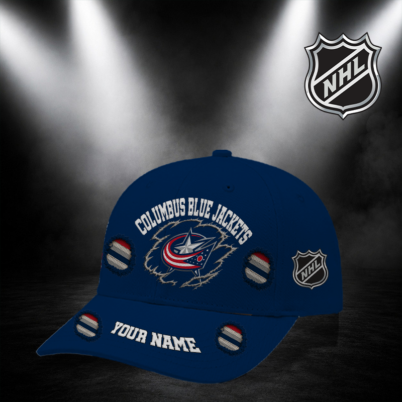 Limited Edition – Customized Nhl Columbus Blue Jackets Classic Cap