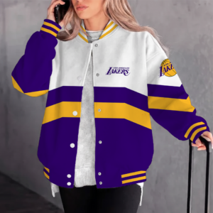 Limited Edition – Customized NBA Los Angeles Lakers Baseball Jacket, Varsity Jacket