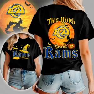 Limited Edition – Customized NFL Los Angeles Rams Halloween T-Shirt