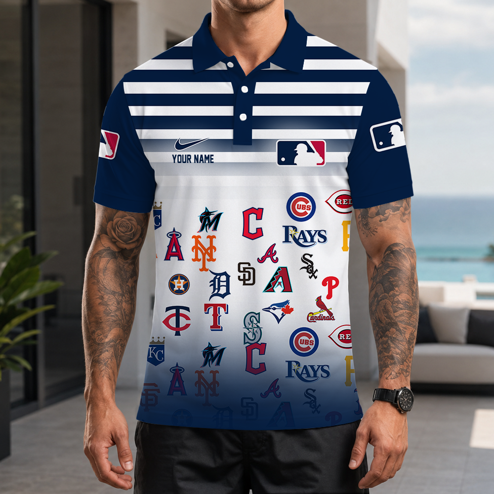 Limited Edition – Customized MLB All Teams Polo Shirt