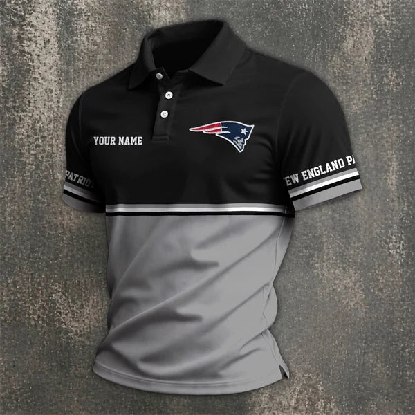 Limited Edition – Customized NFL New England Patriots Polo Shirt - Image 5