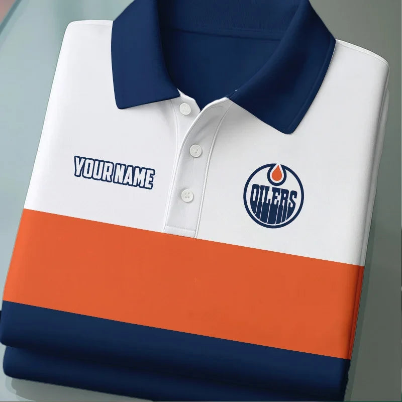 Limited Edition – Customized Nhl Edmonton Oilers Polo Shirt