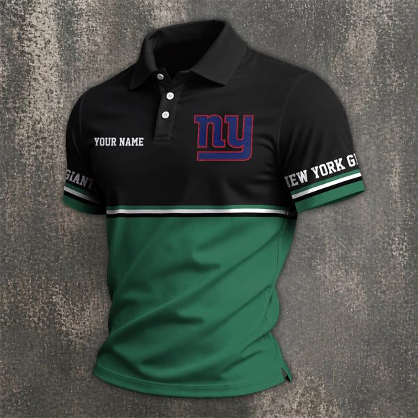 Limited Edition – Customized NFL New York Giants Polo Shirt - Image 2