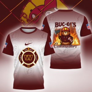 Limited Edition – Customized NFL Washington Commanders Buc-Ee’s Unisex T-Shirt