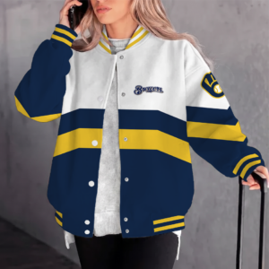 Limited Edition – Customized MLB Milwaukee Brewers Varsity Jacket & Baseball Jacket
