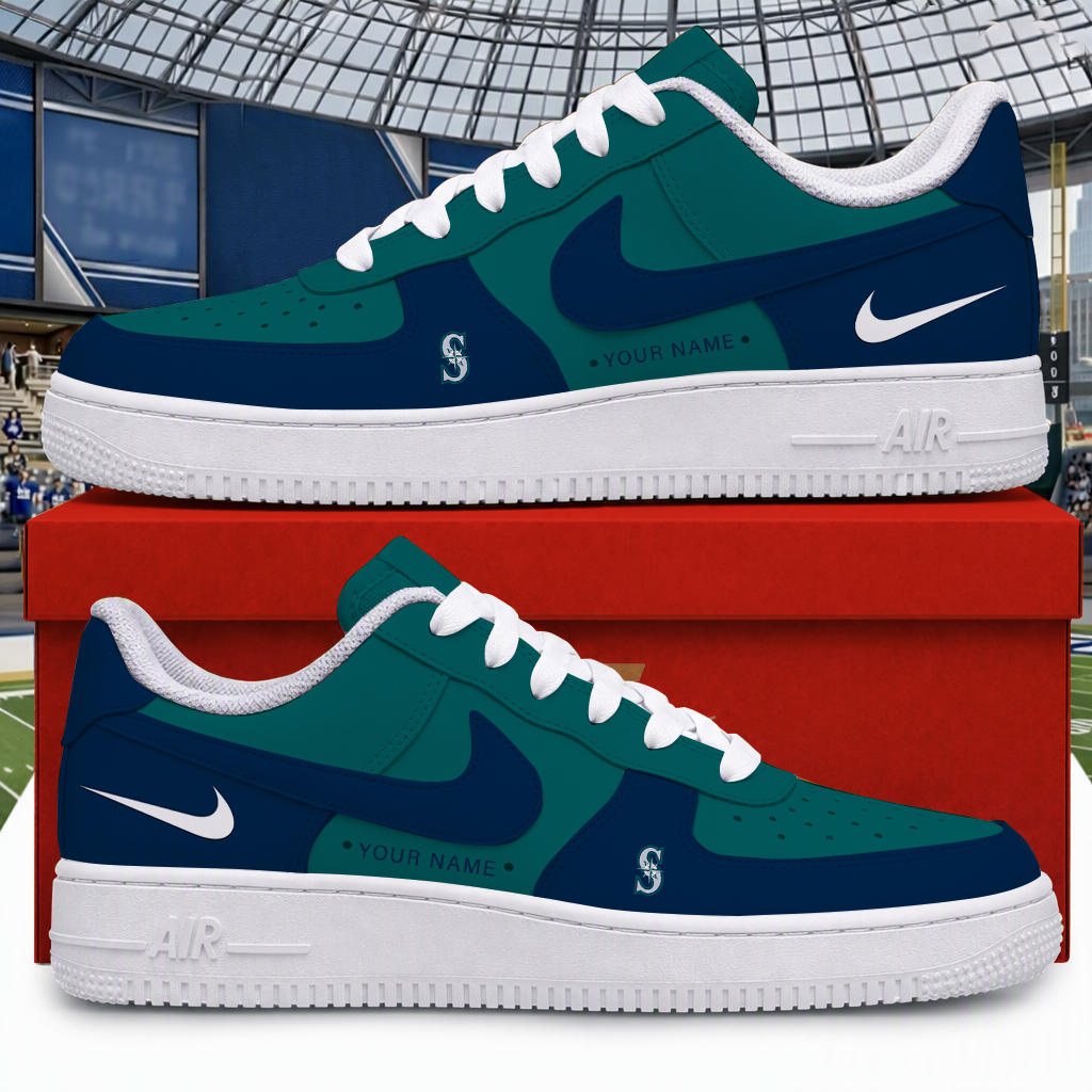 Limited Edition – Customized MLB Seattle Mariners Air Force 1 Shoes