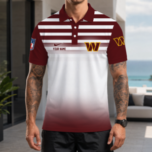 Limited Edition – Customized NFL Washington Commanders Polo Shirt