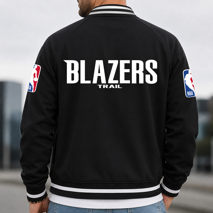 Limited Edition – Customized NBA Portland Trail Blazers Multicolor Men’s Casual Jacket - Image 3