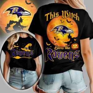 Limited Edition – Customized NFL Baltimore Ravens Halloween T-Shirt