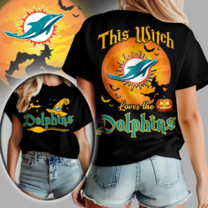 Limited Edition – Customized NFL Miami Dolphins Halloween T-Shirt