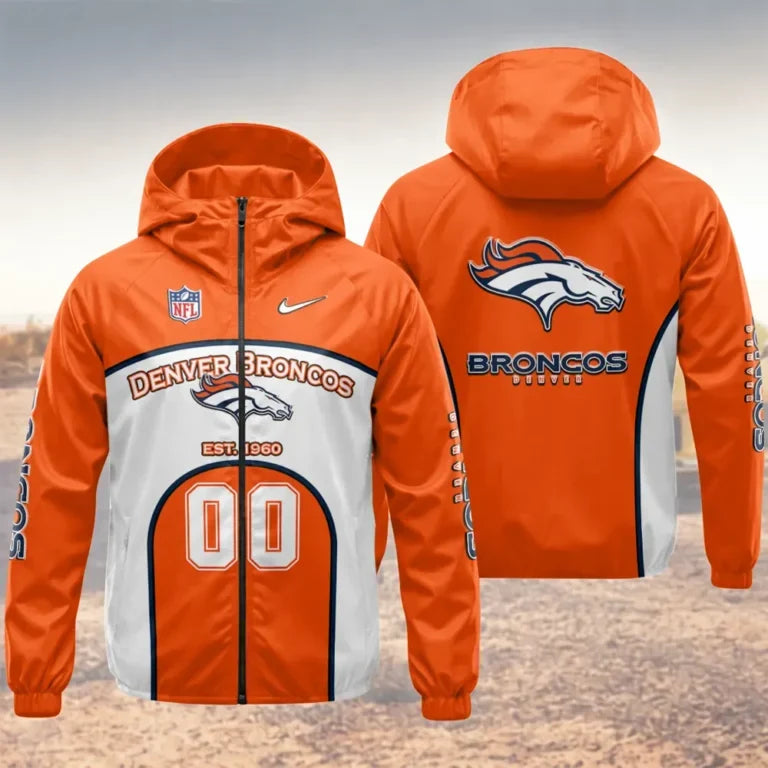 Limited Edition – Customized NFL Denver Broncos Windbreaker Jacket