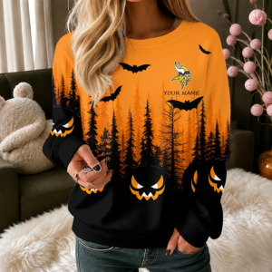 Limited Edition – Customized NFL Minnesota Vikings Unisex Halloween Sweatshirt