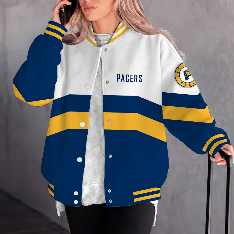 Limited Edition – Customized NBA Indiana Pacers Baseball Jacket, Varsity Jacket