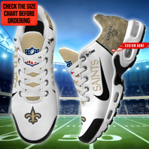Limited Edition – Customized NFL New Orleans Saints Air Max Plus Sneakers