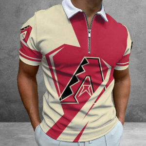 Limited Edition – Customized MLB Arizona Diamondbacks Zip Polo Shirt