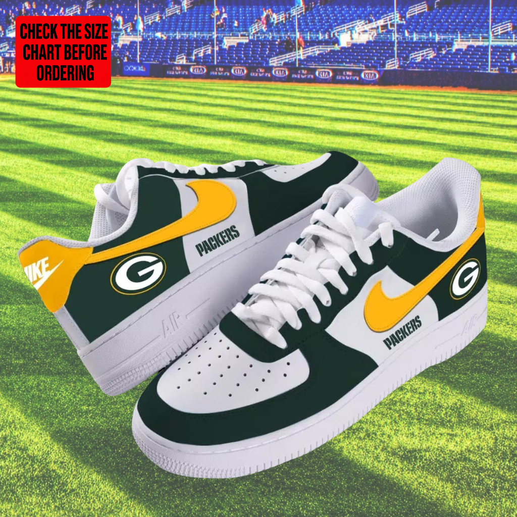 Limited Edition – Customized NFL Green Bay Packers Air Force 1 Shoes