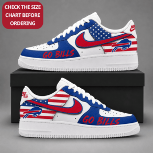 Limited Edition – Customized NFL Buffalo Bills Air Force 1 Shoes