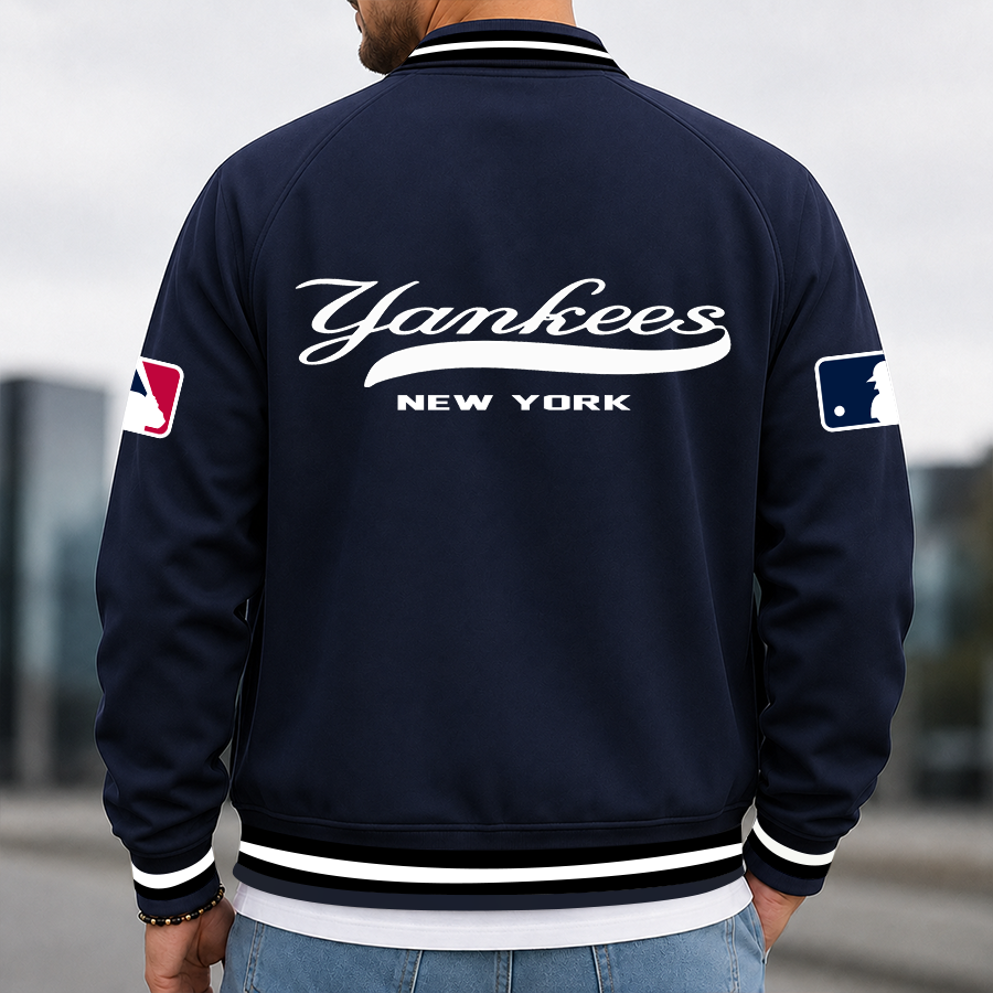 Limited Edition – Customized MLB New York Yankees Multicolor Men’s Casual Jacket - Image 3
