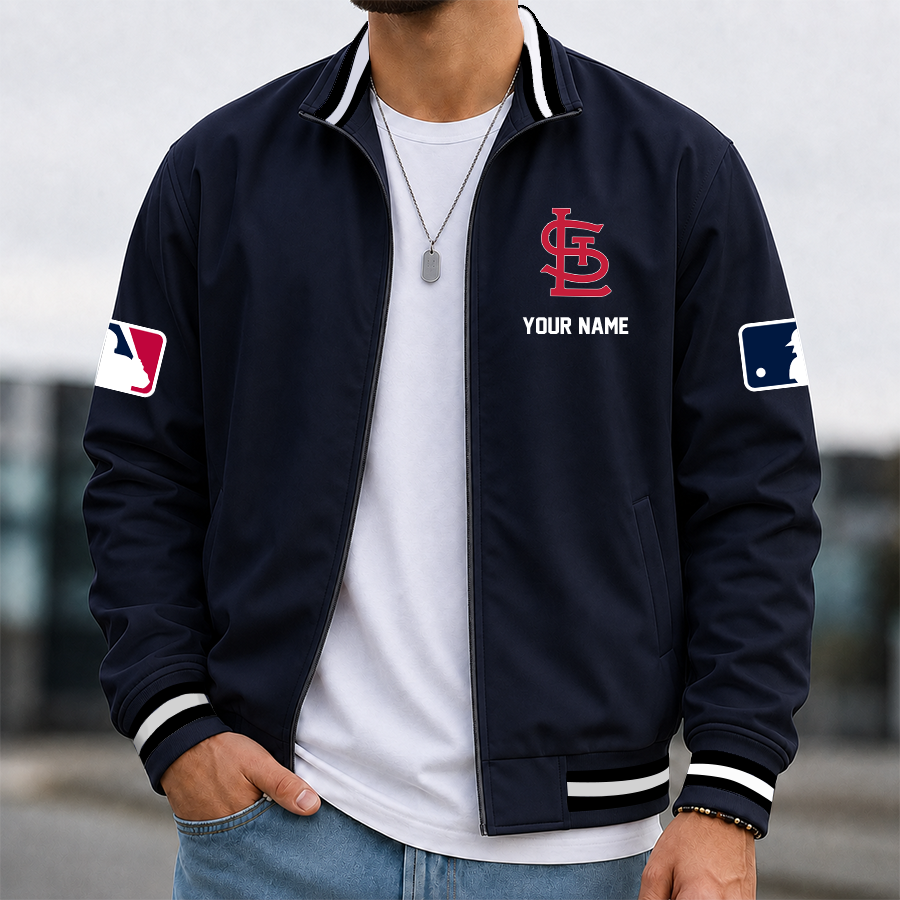 Limited Edition – Customized MLB St. Louis Cardinals Multicolor Men’s Casual Jacket - Image 2